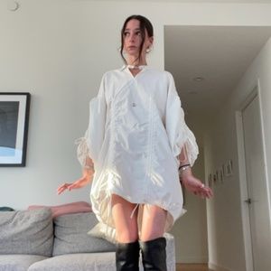 Snidel (Japanese Brand) O/S White Dress